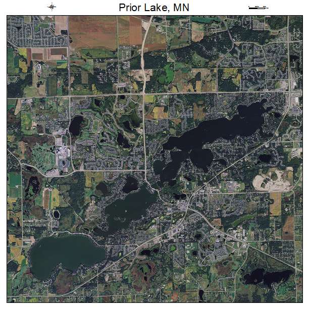 Prior Lake, MN air photo map