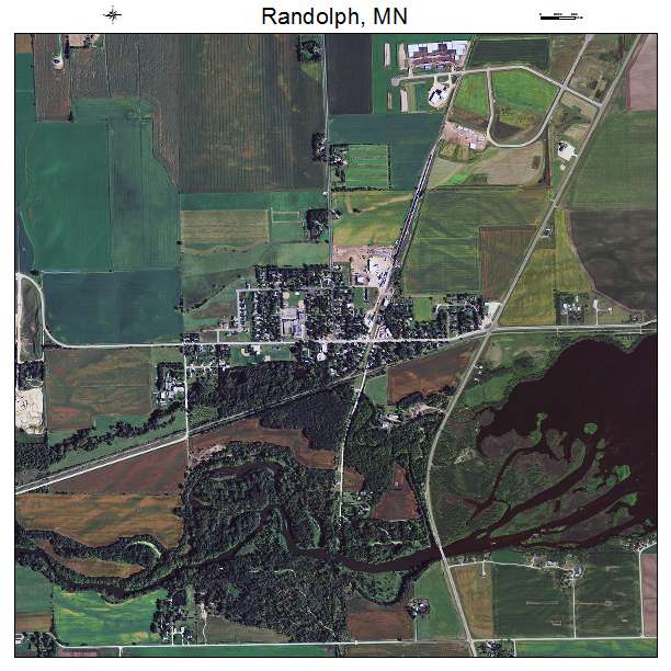 Randolph, MN air photo map