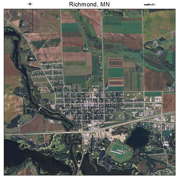 Richmond, MN air photo map