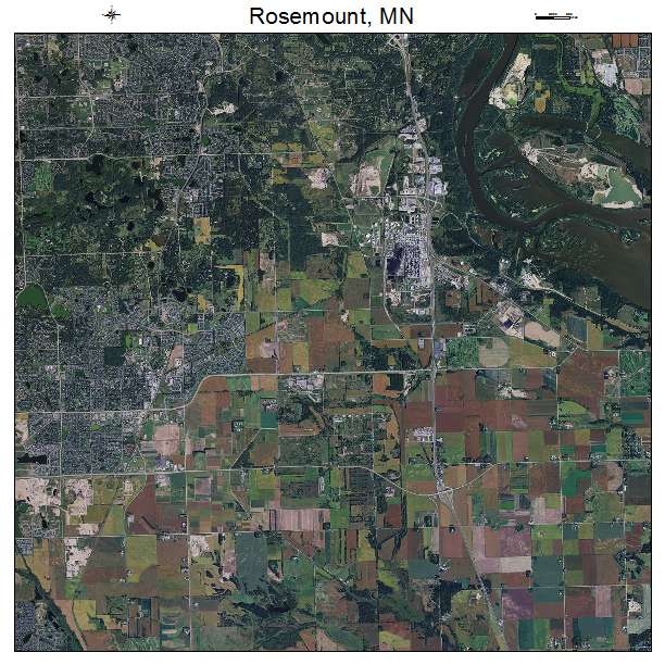 Rosemount, MN air photo map