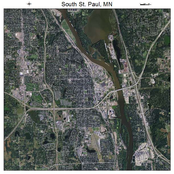 Saint Paul, Minnesota map with satellite view