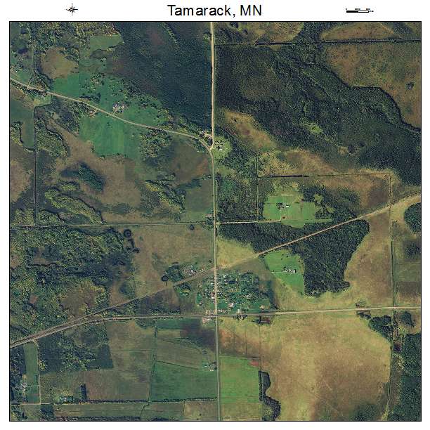 Tamarack, MN air photo map