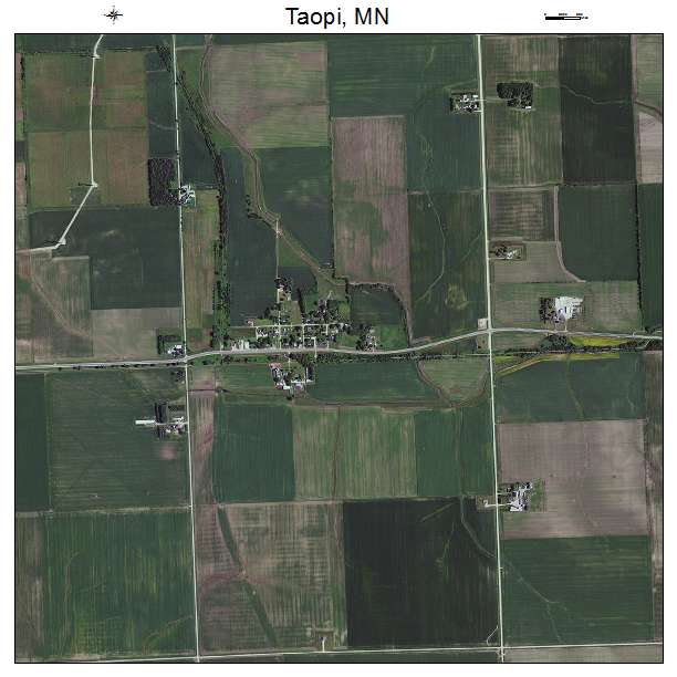 Taopi, MN air photo map