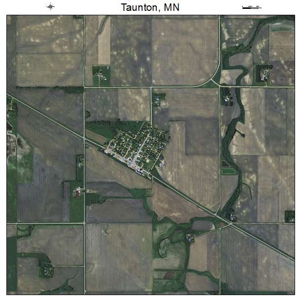 Taunton, MN air photo map