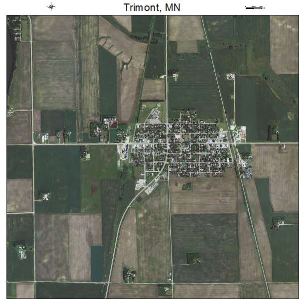 Trimont, MN air photo map
