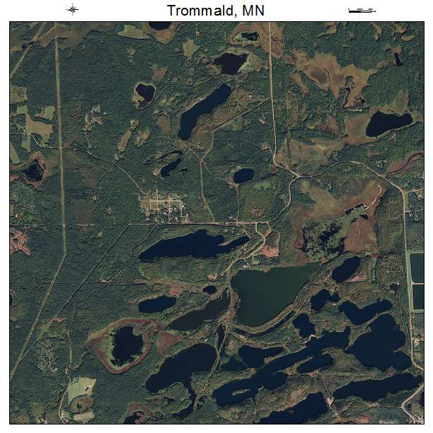 Trommald, MN air photo map