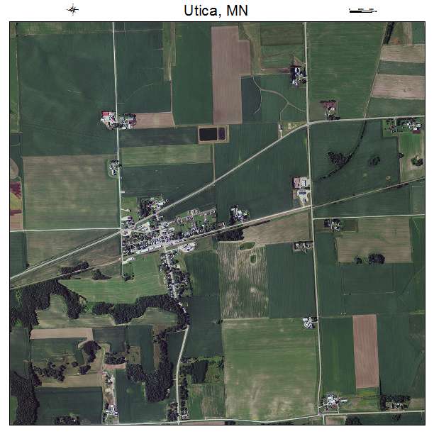 Utica, MN air photo map