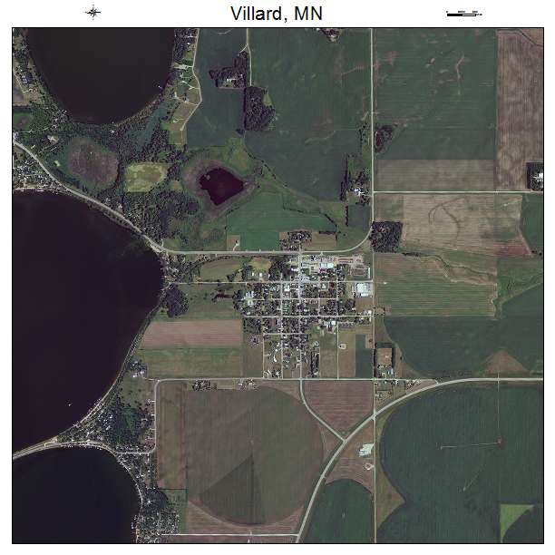 Villard, MN air photo map