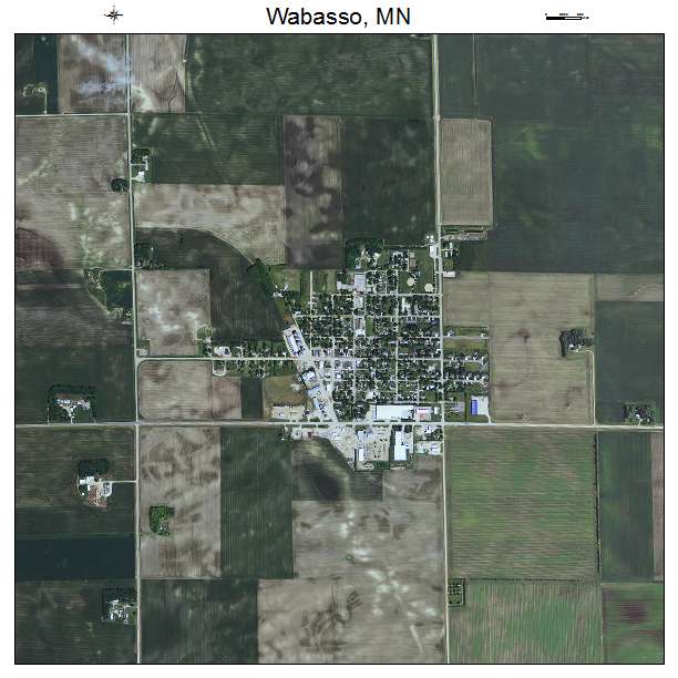 Wabasso, MN air photo map