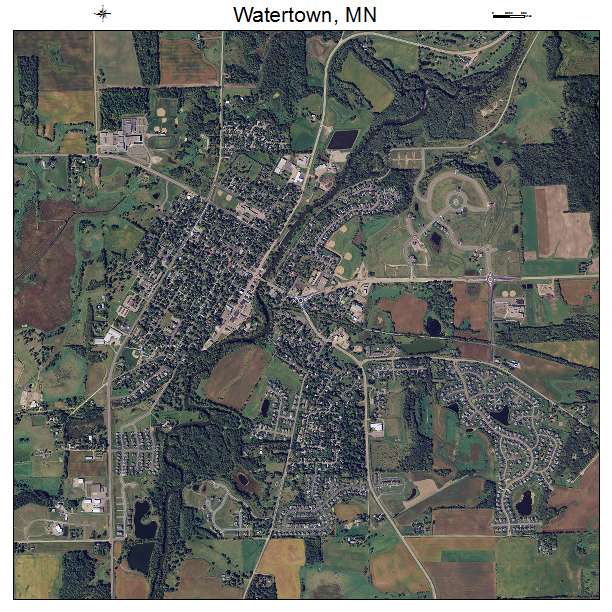 Watertown, MN air photo map
