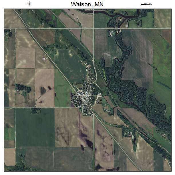Watson, MN air photo map