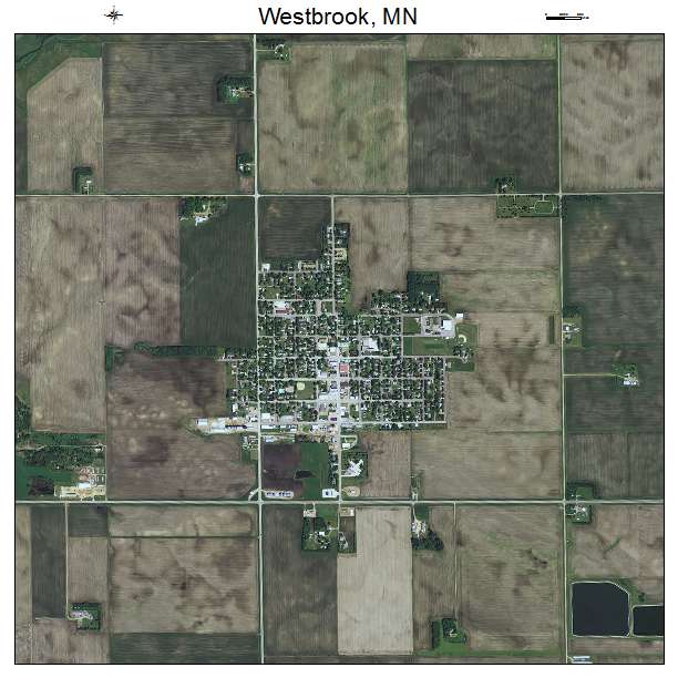 Westbrook, MN air photo map