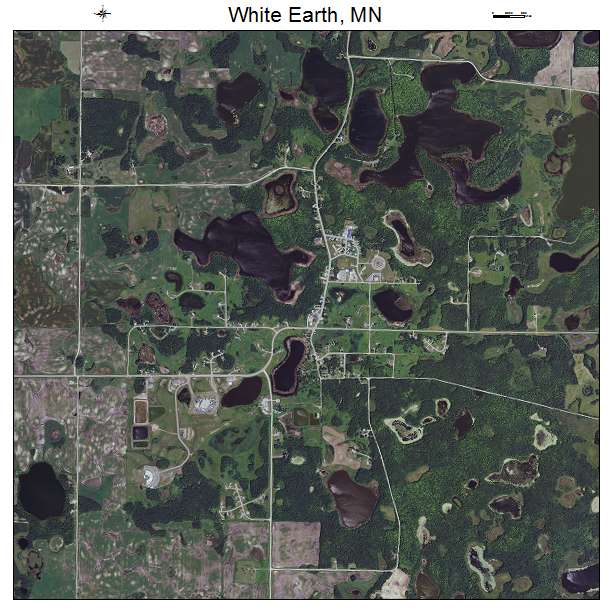 White Earth, MN air photo map