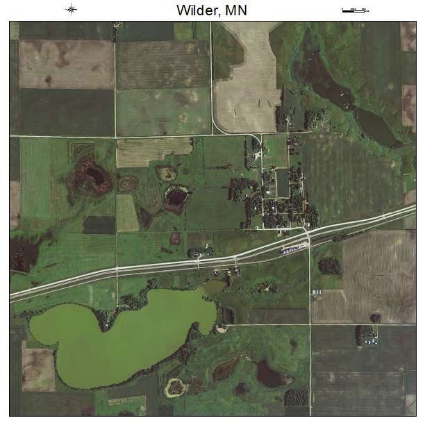 Wilder, MN air photo map