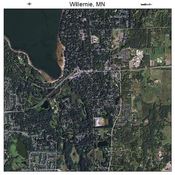 Willernie, MN air photo map