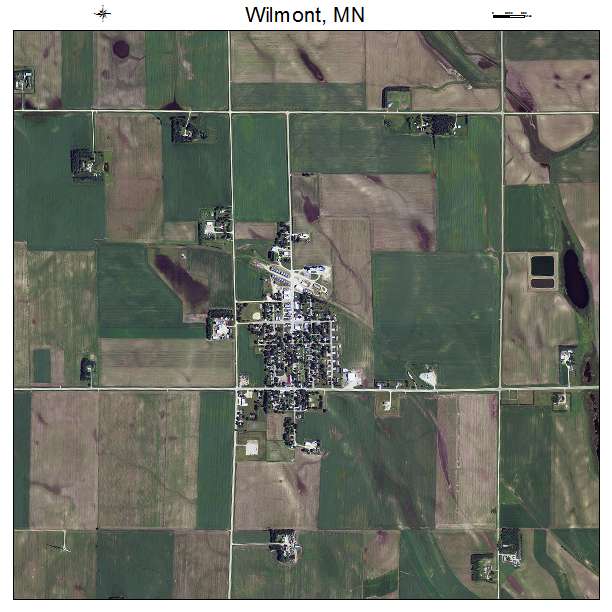 Wilmont, MN air photo map