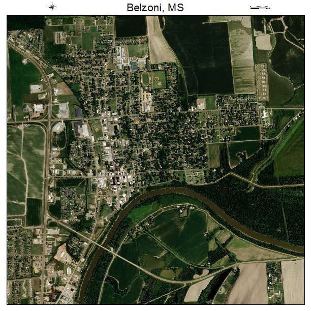 Belzoni, MS air photo map