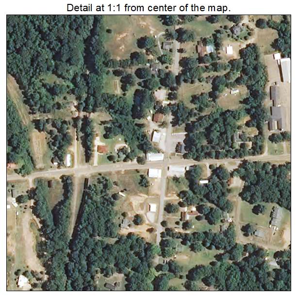 Abbeville, Mississippi aerial imagery detail