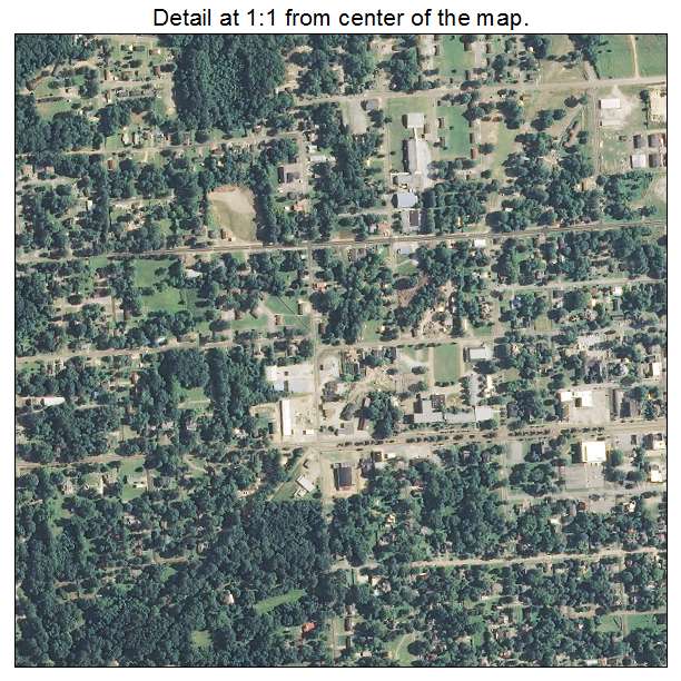 Aberdeen, Mississippi aerial imagery detail
