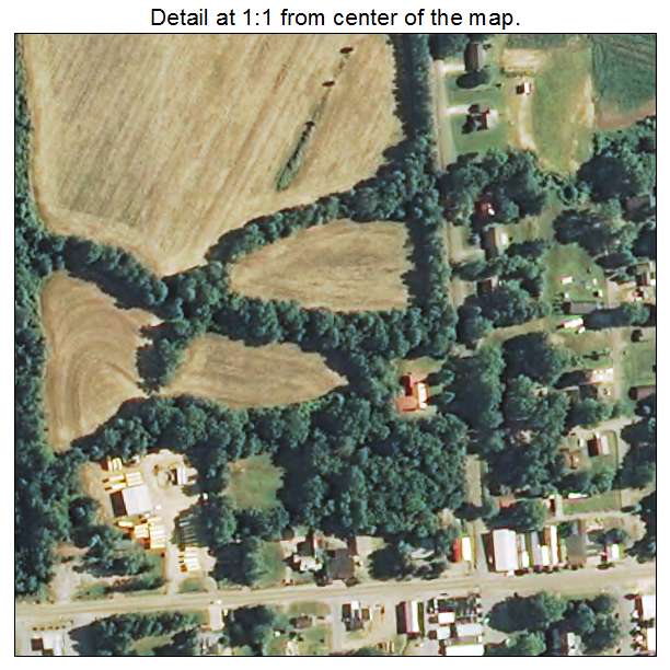 Ashland, Mississippi aerial imagery detail