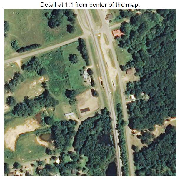 Beauregard, Mississippi aerial imagery detail