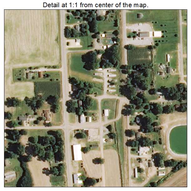 Beulah, Mississippi aerial imagery detail