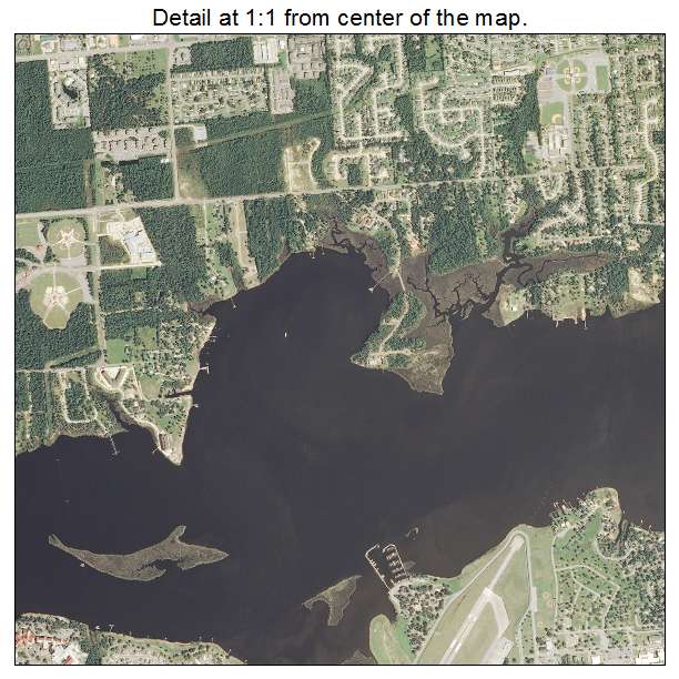 Biloxi, Mississippi aerial imagery detail