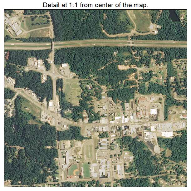 Brandon, Mississippi aerial imagery detail