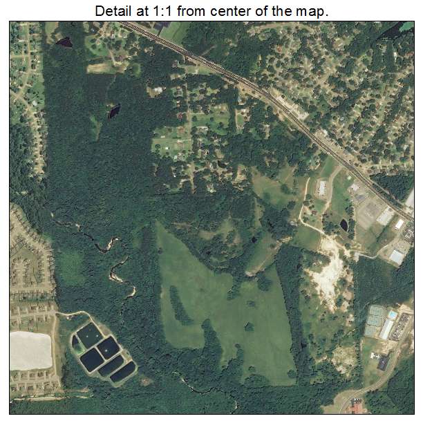 Byram, Mississippi aerial imagery detail