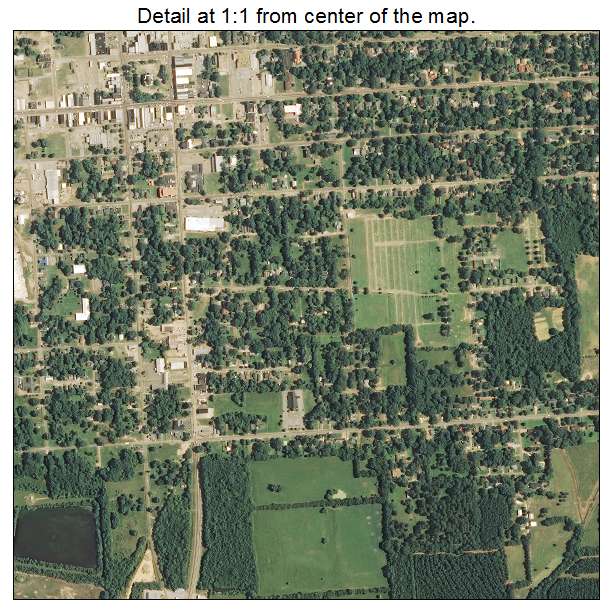 Canton, Mississippi aerial imagery detail
