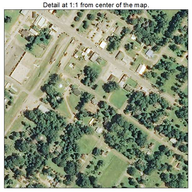 Centreville, Mississippi aerial imagery detail