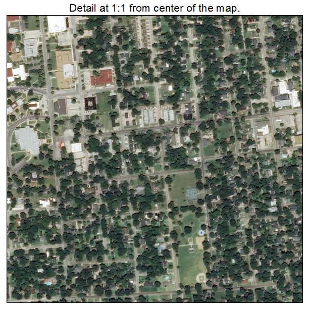 Cleveland, Mississippi aerial imagery detail