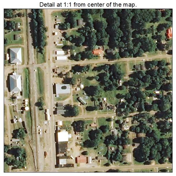 Crenshaw, Mississippi aerial imagery detail