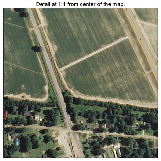 Cruger, Mississippi aerial imagery detail