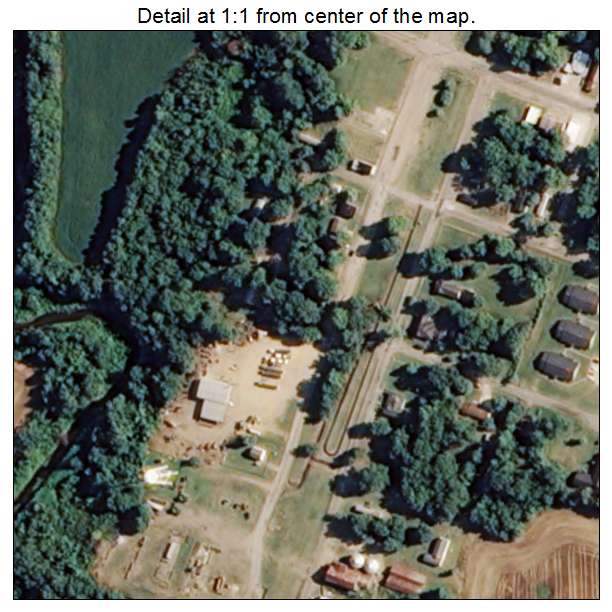 Duncan, Mississippi aerial imagery detail