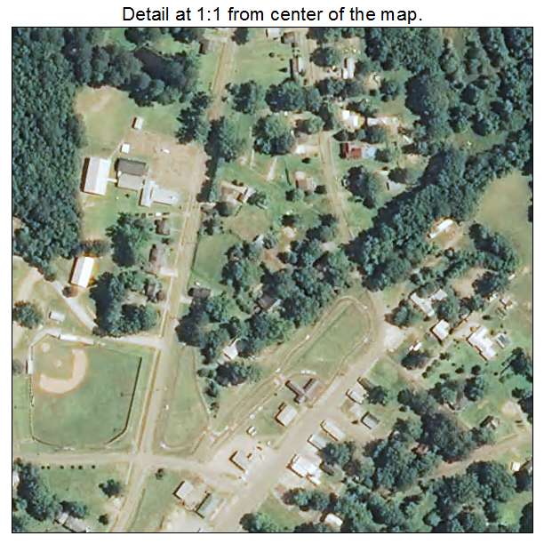 Ethel, Mississippi aerial imagery detail
