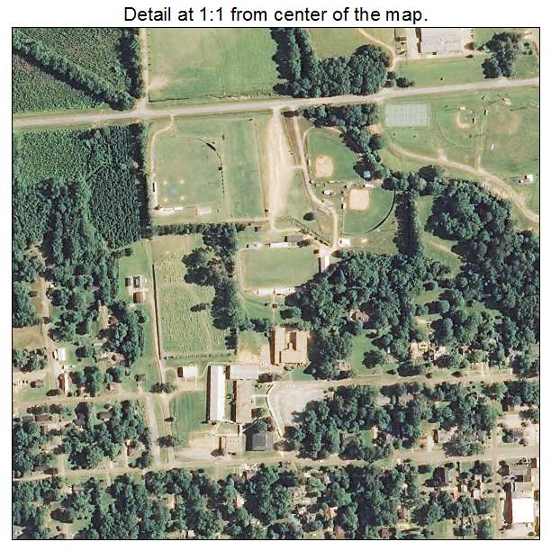 Eupora, Mississippi aerial imagery detail