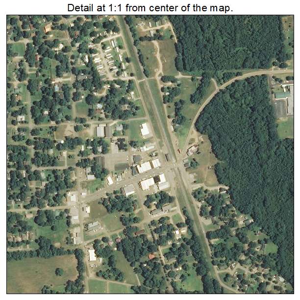 Flora, Mississippi aerial imagery detail