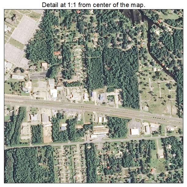 Gautier, Mississippi aerial imagery detail