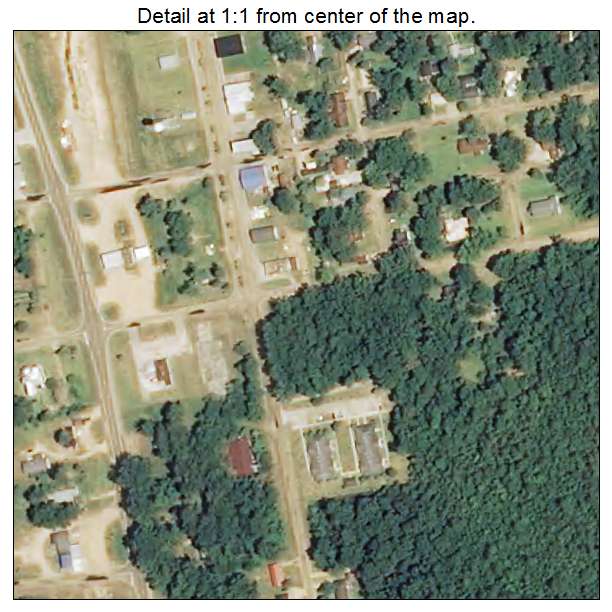 Georgetown, Mississippi aerial imagery detail