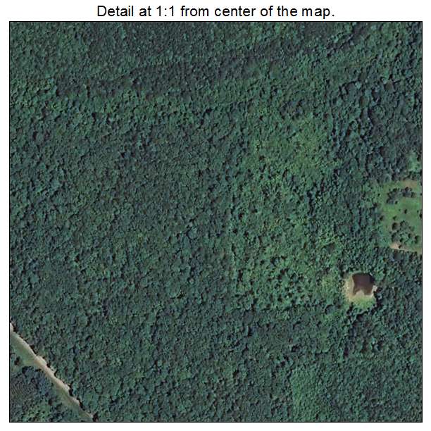 Glen, Mississippi aerial imagery detail
