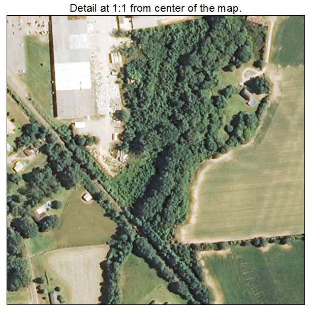 Golden, Mississippi aerial imagery detail