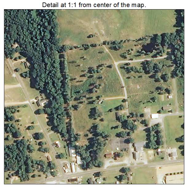 Hatley, Mississippi aerial imagery detail