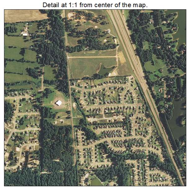 Hernando, Mississippi aerial imagery detail