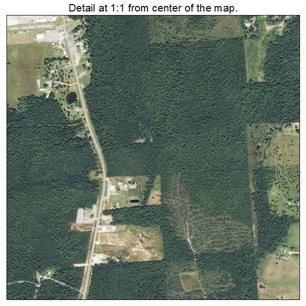 Kiln, Mississippi aerial imagery detail