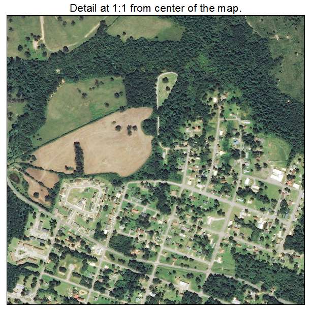 Lumberton, Mississippi aerial imagery detail