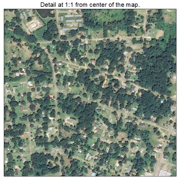 Magnolia, Mississippi aerial imagery detail