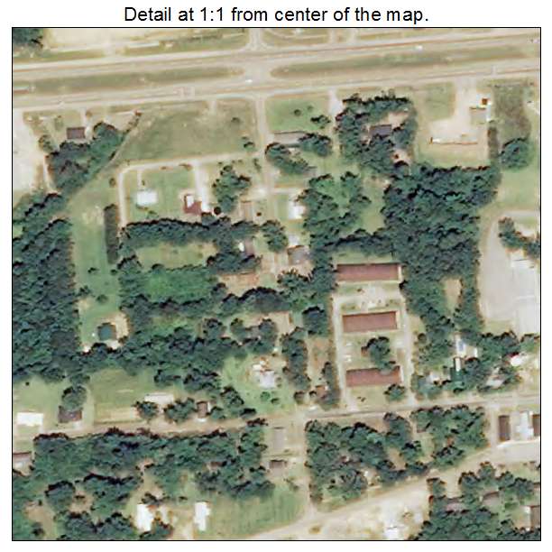 Mathiston, Mississippi aerial imagery detail