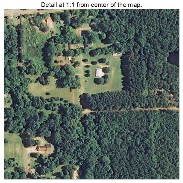 McCool, Mississippi aerial imagery detail