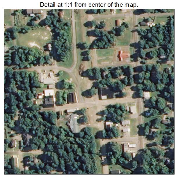 Merigold, Mississippi aerial imagery detail